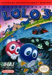 Adventures of Lolo 3 - (Used, Cart/Disc Only, Cosmetic Damage) (NES Games)