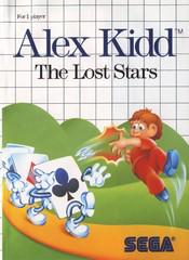 Alex Kidd the Lost Stars - (Used, Cart/Disc Only, Cosmetic Damage) (Sega Master System Games)