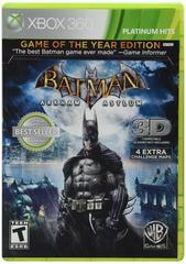 Batman: Arkham Asylum [Game Of The Year Edition Platinum Hits] - (Used, No Manual) (Xbox 360 Games)