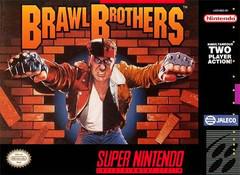 Brawl Brothers - (Used, Cart/Disc Only, Cosmetic Damage) (Super Nintendo Games)