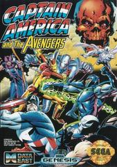 Captain America and the Avengers - (CiB, Cosmetic Damage) (Sega Genesis Games)