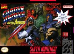 Captain America and the Avengers - (Used, Cart/Disc Only) (Super Nintendo Games)