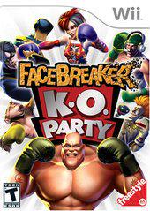 FaceBreaker K.O. Party - (CiB, Cosmetic Damage) (Wii Games)