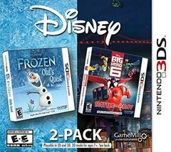 Frozen & Big Hero 6 Disney 2 Pack - (CiB) (Nintendo 3DS Games)