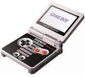 Gameboy Advance SP (NES Classic Limited Edition) - (CiB, Cosmetic Damage, Damaged Packaging) (GameBoy Advance Consoles)