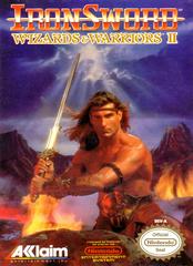 Iron Sword Wizards and Warriors II - (Used, Cart/Disc Only, Cosmetic Damage) (NES Games)
