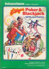Las Vegas Poker & Blackjack - (CiB with Overlays, Cosmetic Damage) (Intellivision Games)