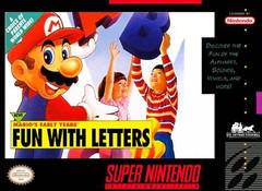 Mario's Early Years Fun with Letters - (Used, Cart/Disc Only, Cosmetic Damage) (Super Nintendo Games)