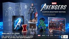 Marvel Avengers [Earth's Mightiest Edition] (No Game/Steelbook) - (CiB, Cosmetic Damage) (Playstation 4 Games)