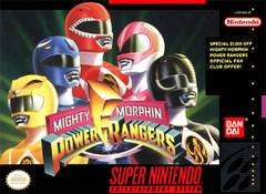 Mighty Morphin Power Rangers - (Used, Cart/Disc Only, Cosmetic Damage) (Super Nintendo Games)