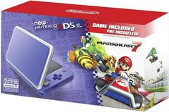 New Nintendo 2DS XL Purple + Silver [Mario Kart 7 Pre-installed] - (Used, No Stylus, Cosmetic Damage) (Nintendo 3DS Consoles)