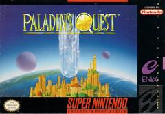 Paladin's Quest (w/ Poster) - (CiB, Cosmetic Damage) (Super Nintendo Games)