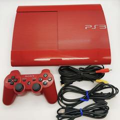 Playstation 3 500GB Super Slim System (Scarlet Red) - (Used, Cosmetic Damage) (Playstation 3 Consoles)