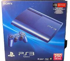 Playstation 3 Super Slim 250 GB Console (Azurite Blue) - (Used, Cosmetic Damage) (Playstation 3 Consoles)