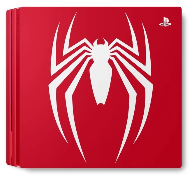 Playstation 4 Pro (1TB) (Spiderman Console) - (Used, Cosmetic Damage) (Playstation 4 Consoles)