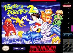 Pocky and Rocky 2 - (Used, Cart/Disc Only, Cosmetic Damage) (Super Nintendo Games)