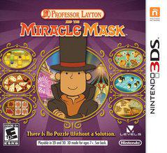Professor Layton and The Miracle Mask - (Used, Cart/Disc Only) (Nintendo 3DS Games)