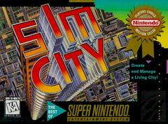 SimCity [Player's Choice] - (Used, Cart/Disc Only, Cosmetic Damage) (Super Nintendo Games)