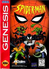 Spiderman Animated Series - (CiB, Cosmetic Damage) (Sega Genesis Games)