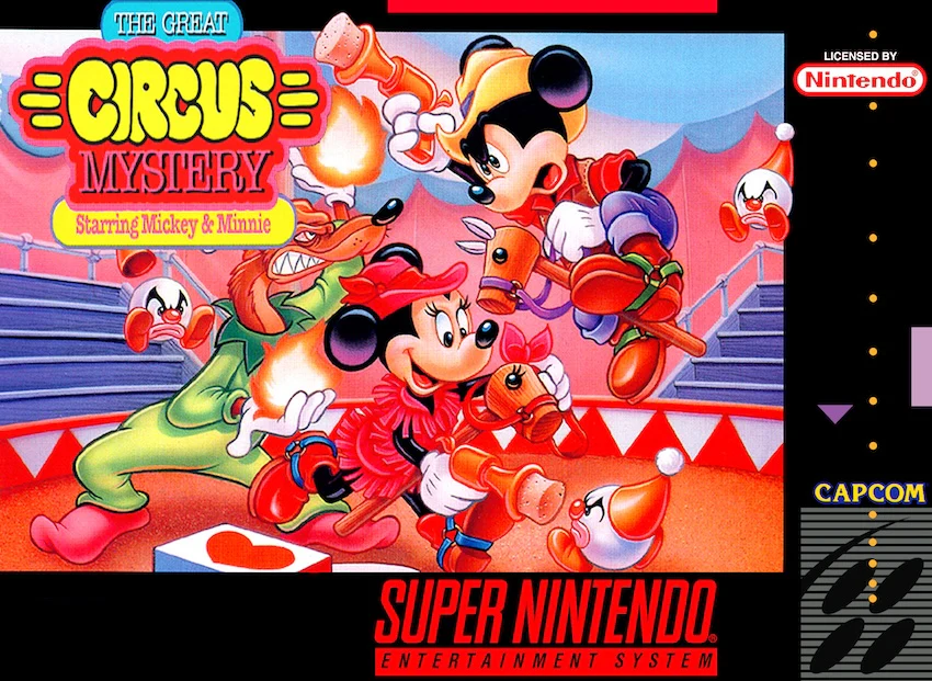 The Great Circus Mystery Starring Mickey and Minnie - (CiB) (Super Nintendo Games)