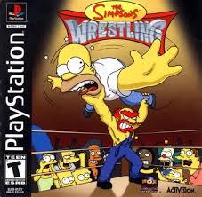 The Simpsons Wrestling - (Used, Cart/Disc Only) (Playstation Games)