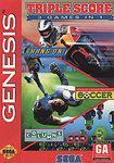 Triple Score - (Used, Cart/Disc Only, Cosmetic Damage) (Sega Genesis Games)